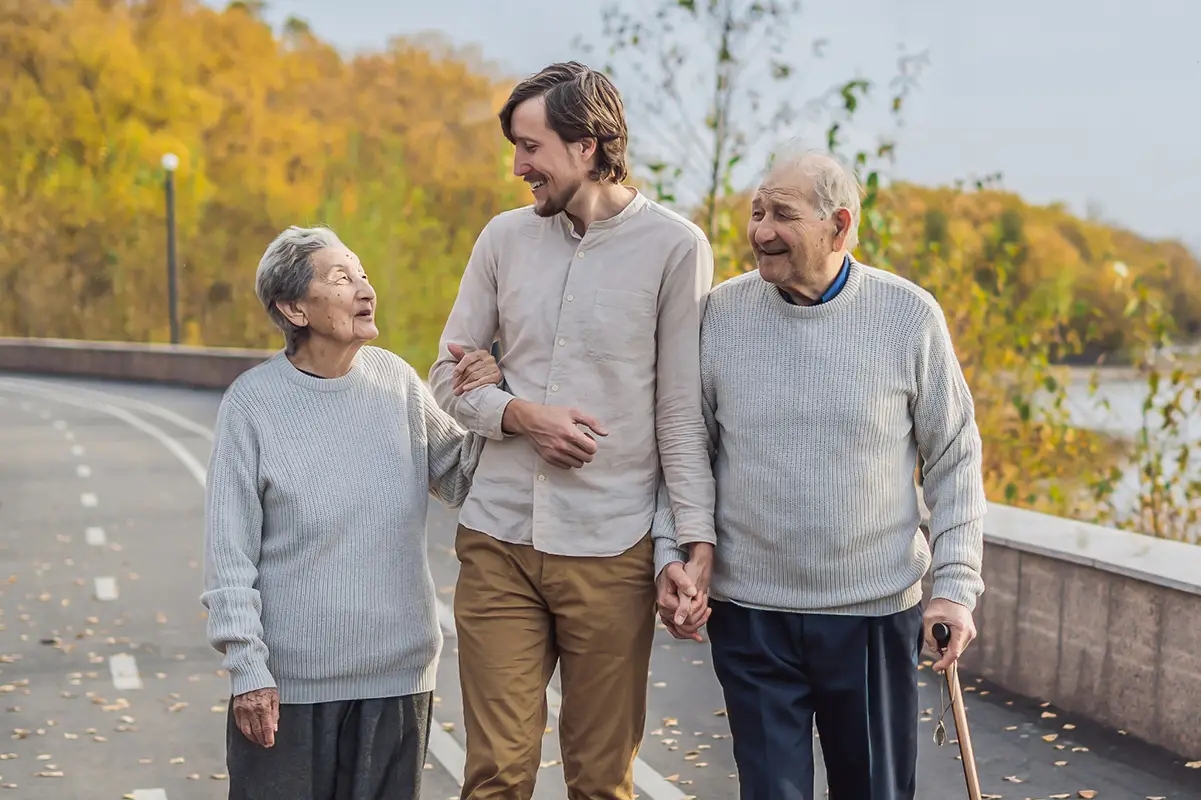 Senior couple receiving cardiac care guidance from a healthcare provider
