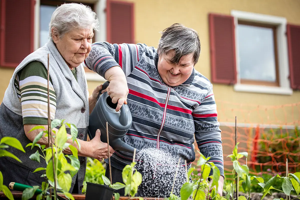 Seniors participating in social and recreational activities at an independent living community
