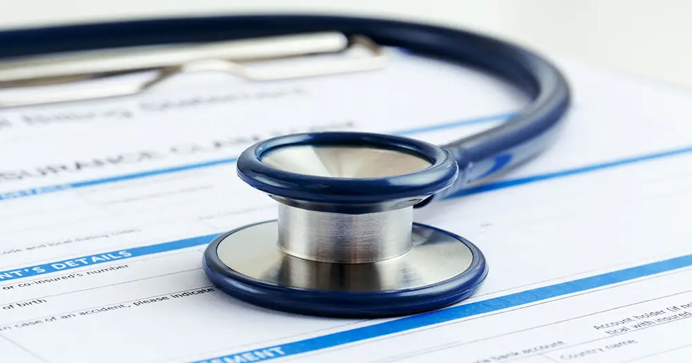 Stethoscope and medical equipment symbolizing comprehensive insurance coverage
