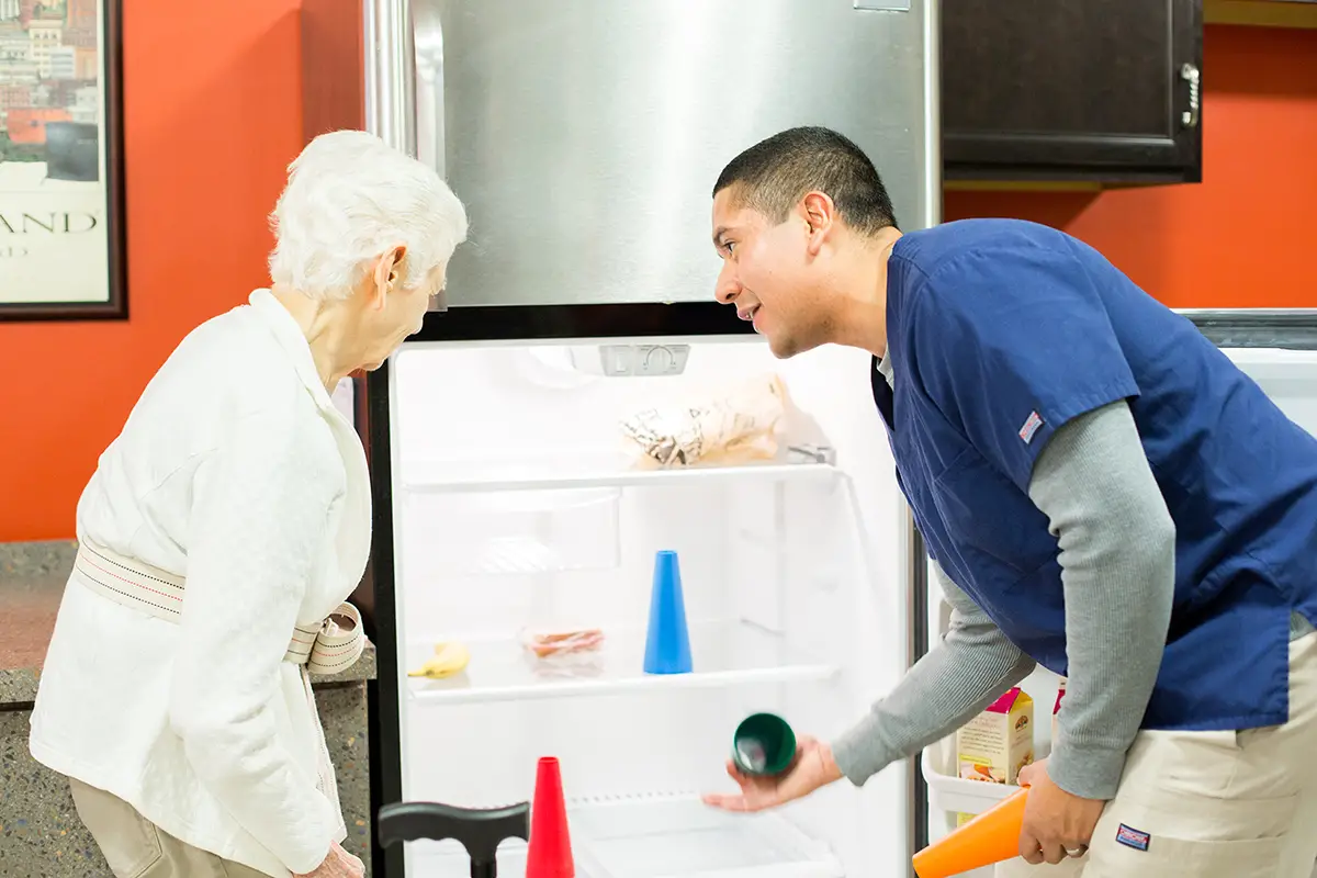 Embassy Healthcare nutrition team preparing meals and coordinating dietary services