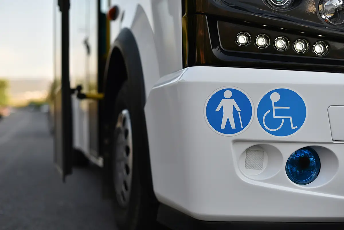 Specialized accessible transportation vehicle for resident safety and comfort