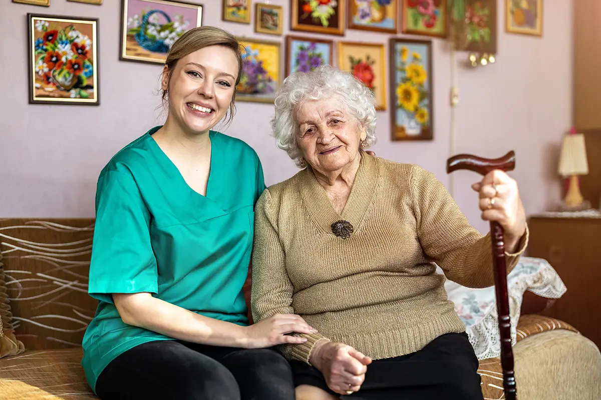 Embassy Healthcare team members collaborating and demonstrating teamwork